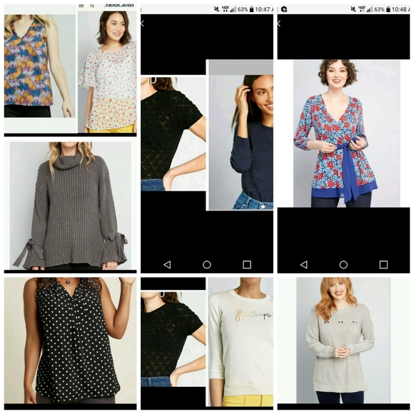 Modcloth Tops - 3pc XS S Modcloth bundle lot sweaters tops NWOT